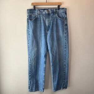 Carhartt Men's Relaxed Fit Straight Leg Jeans Medium Wash Size 38 x 30 B170 DST